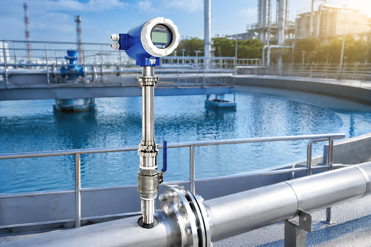 Instertion-Electromagnetic-Flow-Meter