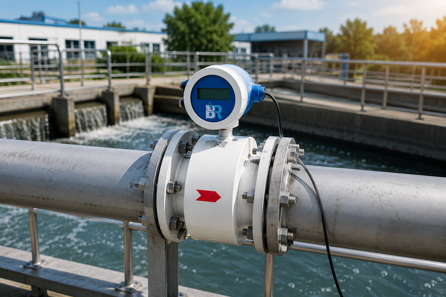 Online Effulent flow meter